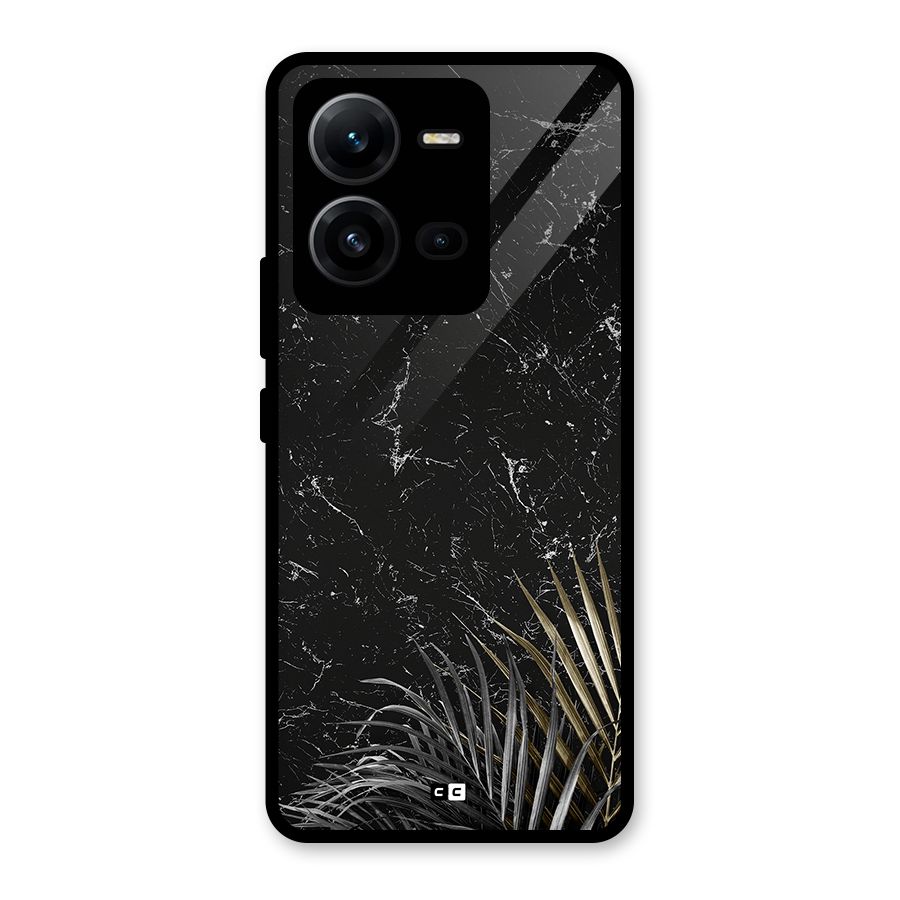 Awesome Royal Marble Glass Back Case for Vivo V25