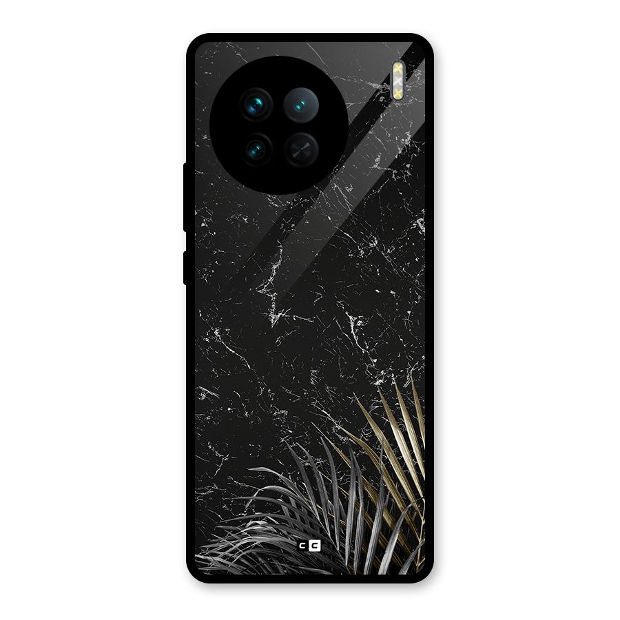 Awesome Royal Marble Glass Back Case for Vivo X90