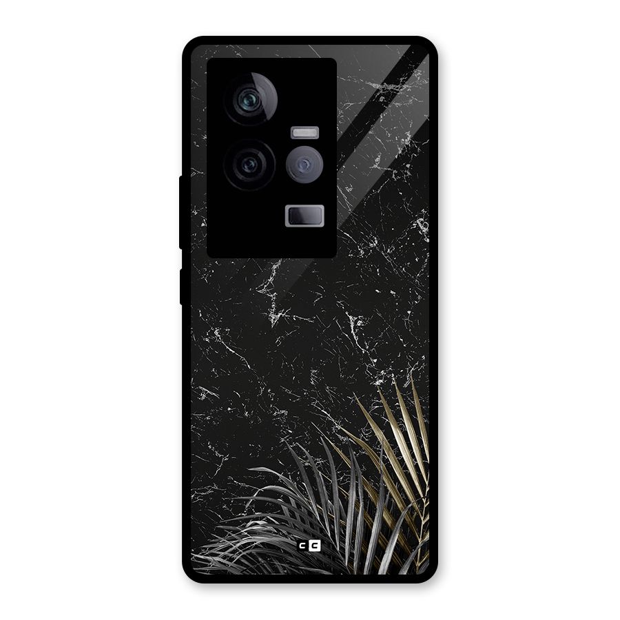 Awesome Royal Marble Glass Back Case for Vivo iQOO 11 5G