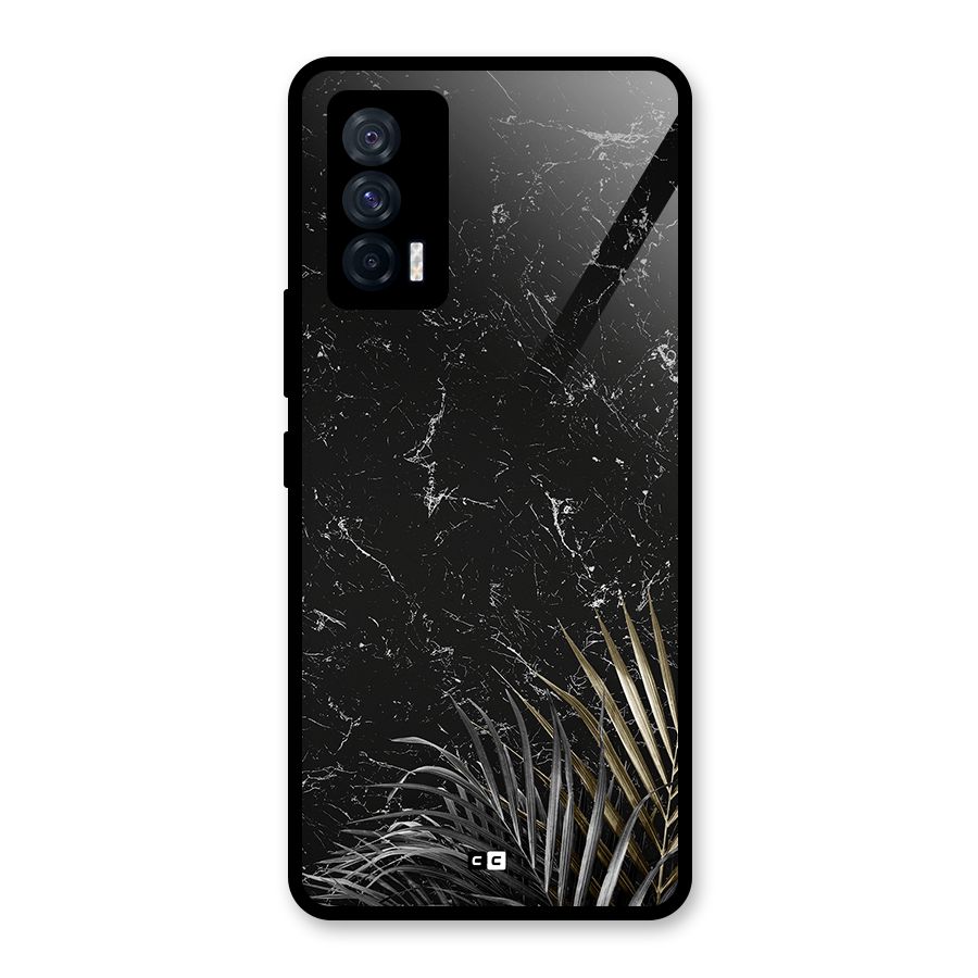 Awesome Royal Marble Glass Back Case for Vivo iQOO 7 5G