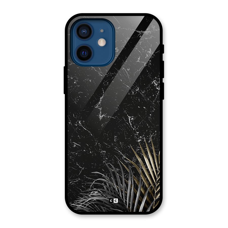 Awesome Royal Marble Glass Back Case for iPhone 12 Mini
