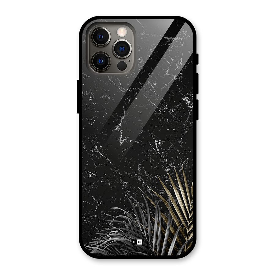 Awesome Royal Marble Glass Back Case for iPhone 12 Pro