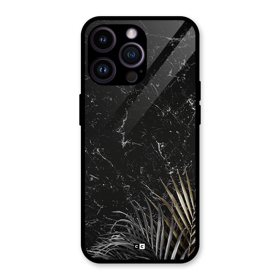 Awesome Royal Marble Glass Back Case for iPhone 14 Pro Max