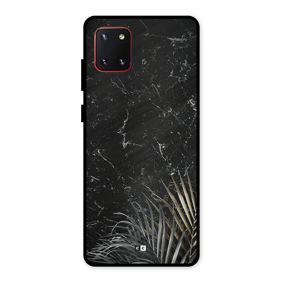 Awesome Royal Marble Metal Back Case for Galaxy Note 10 Lite