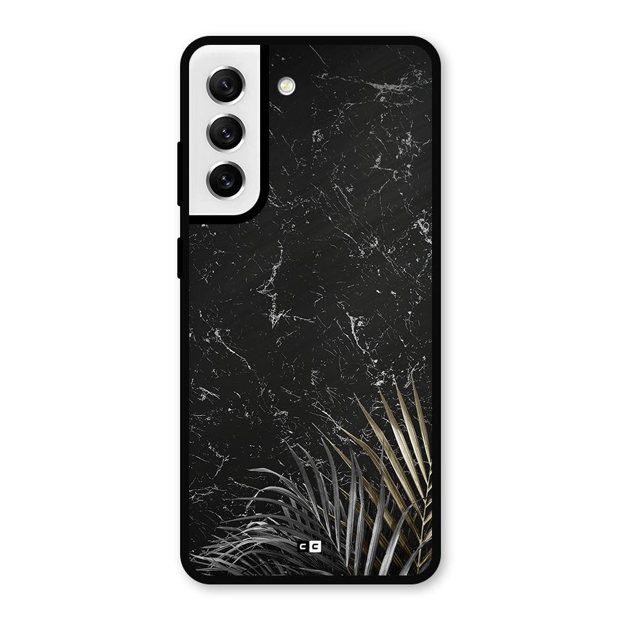 Awesome Royal Marble Metal Back Case for Galaxy S21 FE 5G