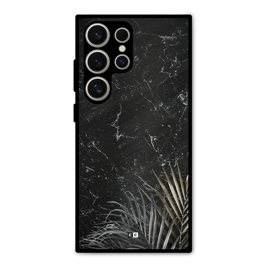 Awesome Royal Marble Metal Back Case for Galaxy S24 Ultra