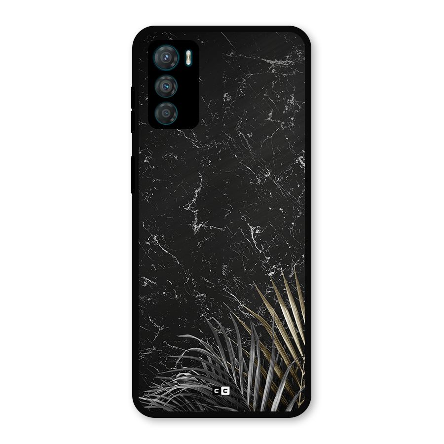 Awesome Royal Marble Metal Back Case for Moto G42