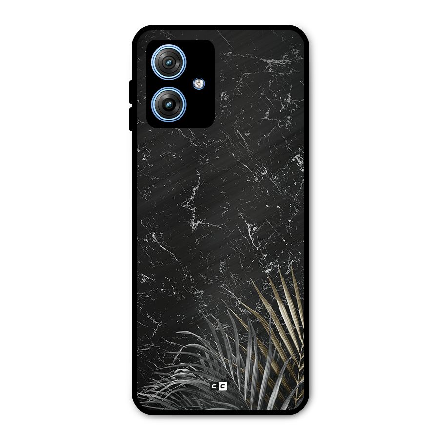 Awesome Royal Marble Metal Back Case for Moto G54