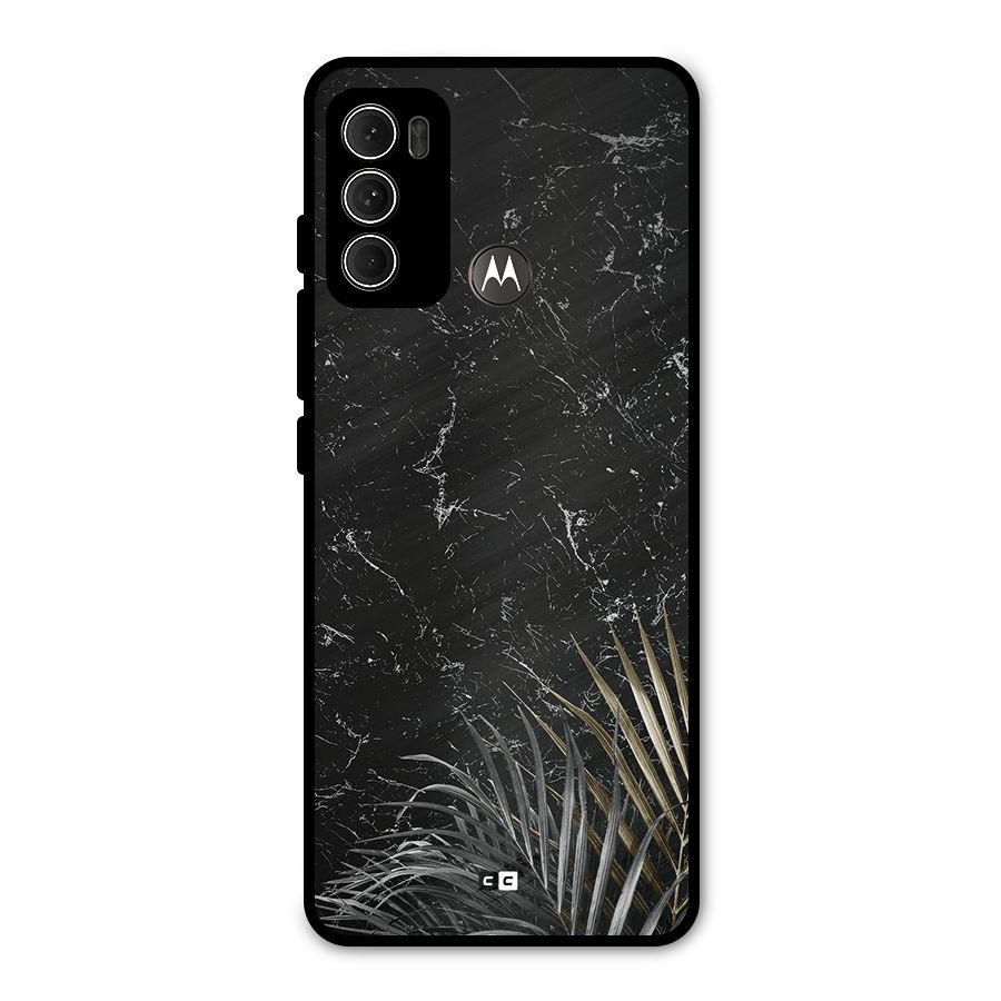 Awesome Royal Marble Metal Back Case for Moto G60