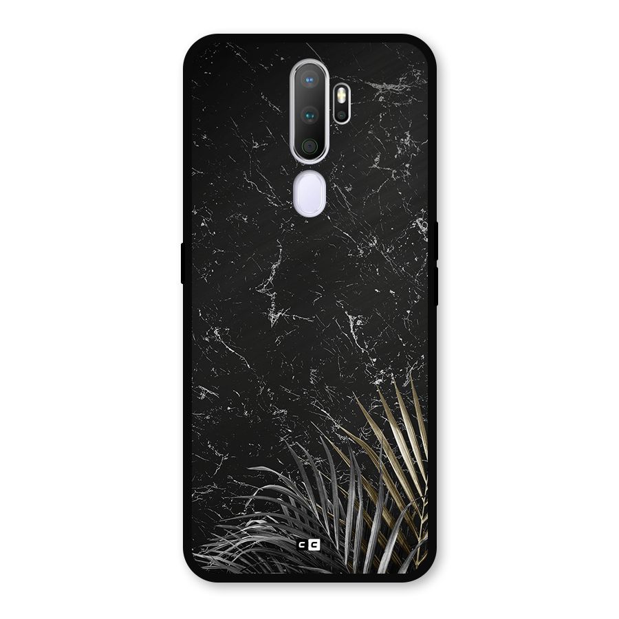 Awesome Royal Marble Metal Back Case for Oppo A5 (2020)