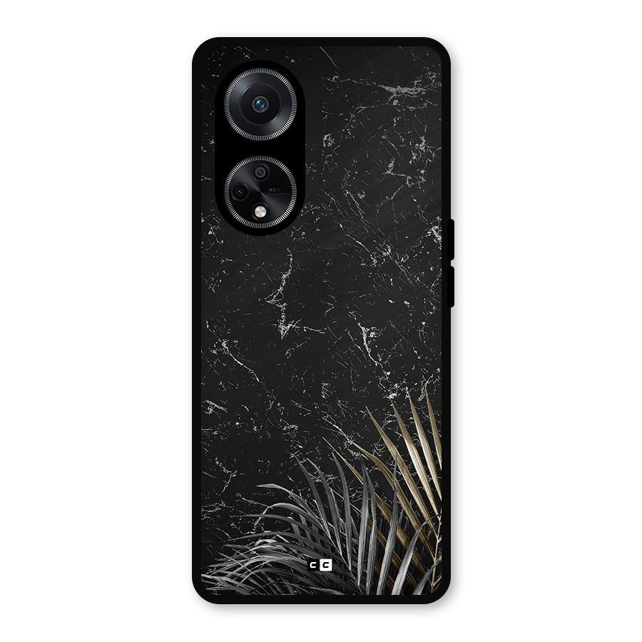 Awesome Royal Marble Metal Back Case for Oppo F23