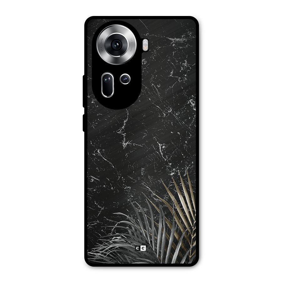 Awesome Royal Marble Metal Back Case for Oppo Reno11 5G