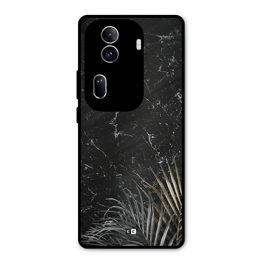 Awesome Royal Marble Metal Back Case for Oppo Reno11 Pro 5G