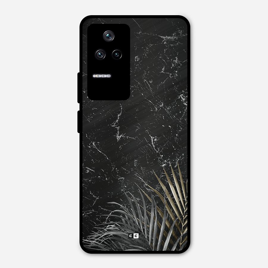 Awesome Royal Marble Metal Back Case for Poco F4 5G