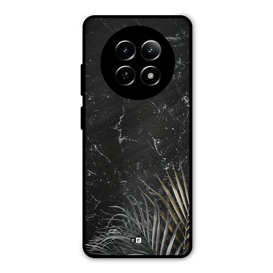 Awesome Royal Marble Metal Back Case for Realme 12x 5G