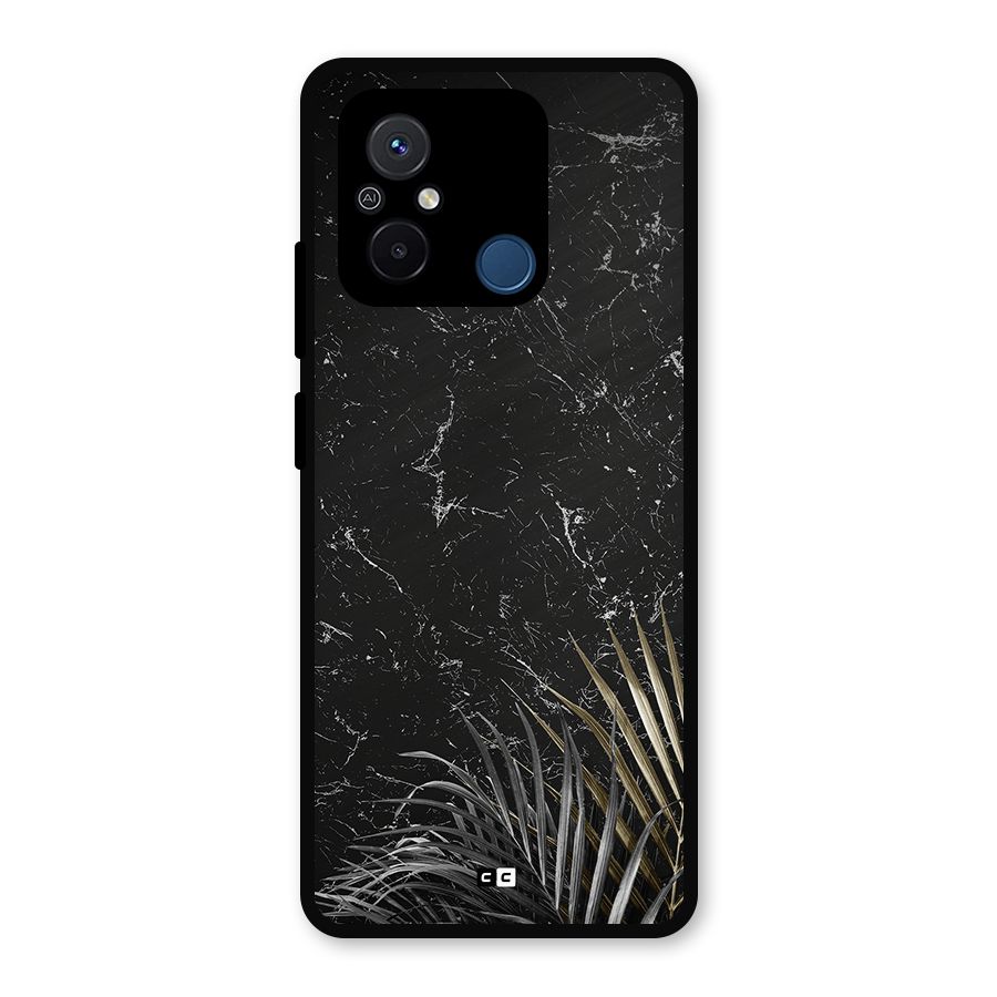 Awesome Royal Marble Metal Back Case for Redmi 12C