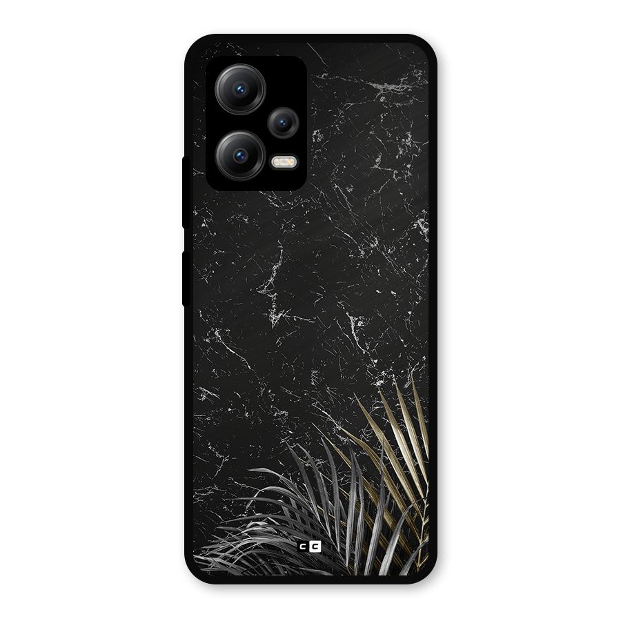 Awesome Royal Marble Metal Back Case for Redmi Note 12 5G