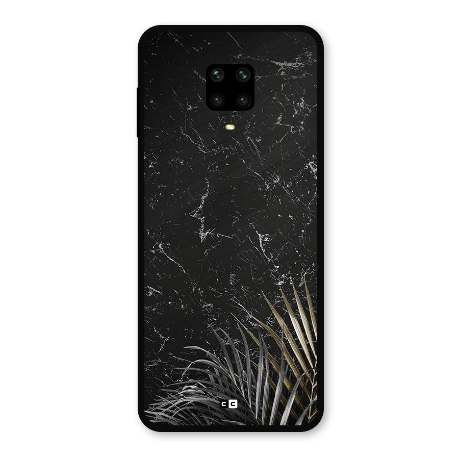 Awesome Royal Marble Metal Back Case for Redmi Note 9 Pro