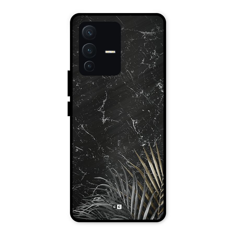Awesome Royal Marble Metal Back Case for Vivo V23 5G