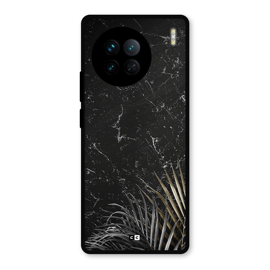 Awesome Royal Marble Metal Back Case for Vivo X90