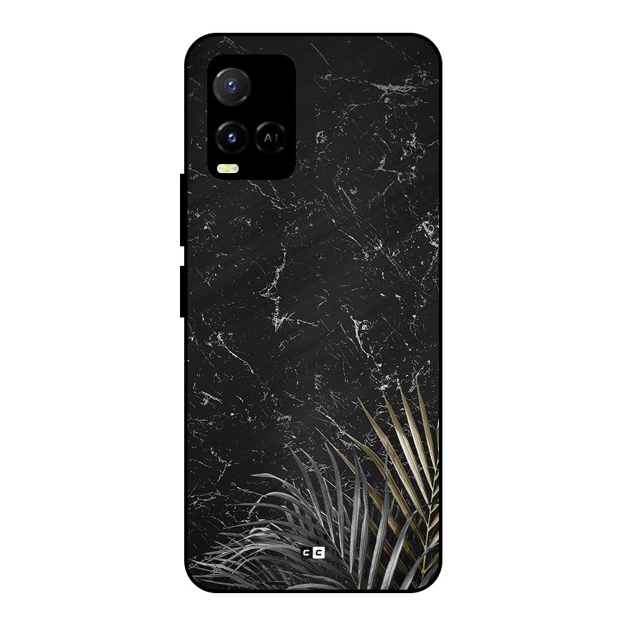 Awesome Royal Marble Metal Back Case for Vivo Y33s
