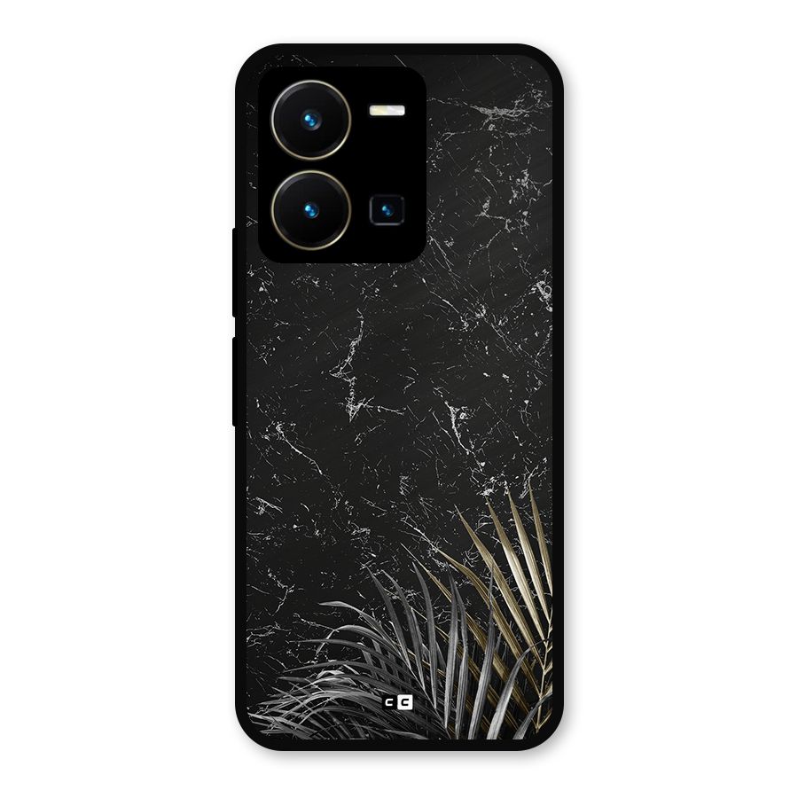 Awesome Royal Marble Metal Back Case for Vivo Y35