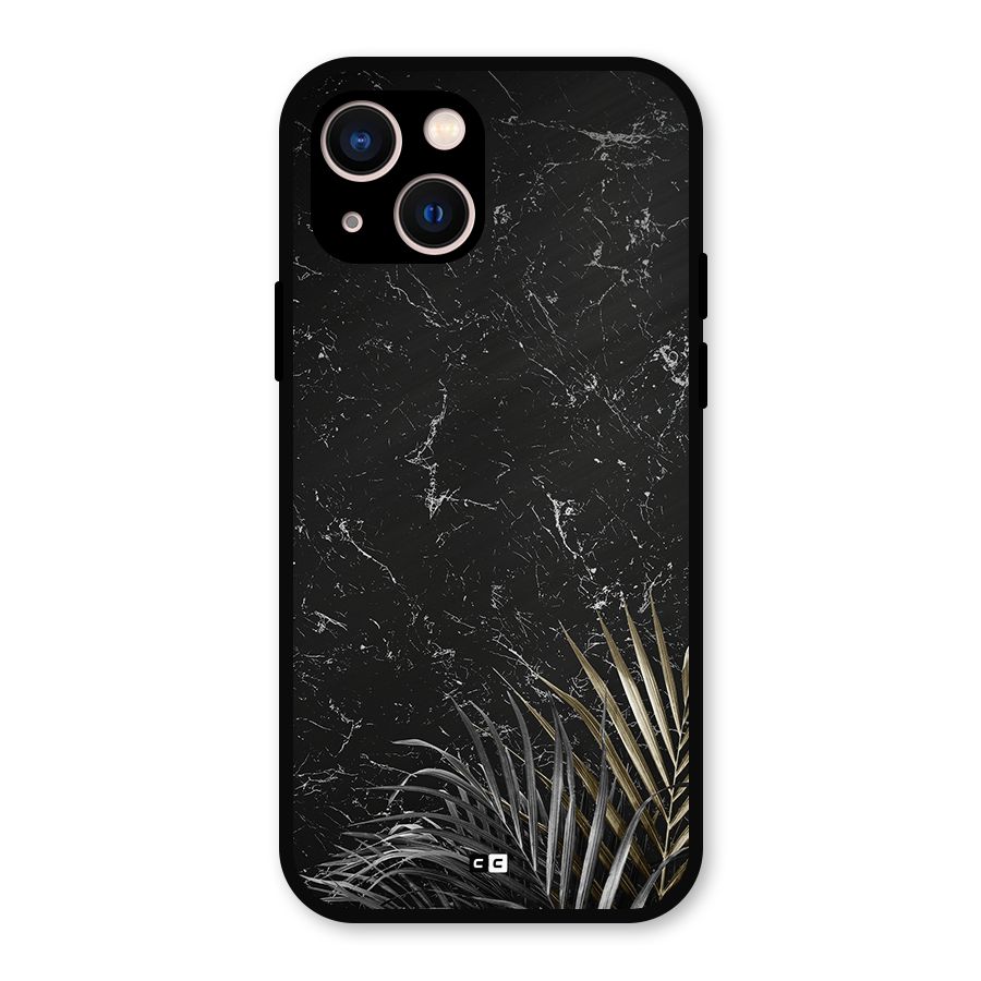 Awesome Royal Marble Metal Back Case for iPhone 13