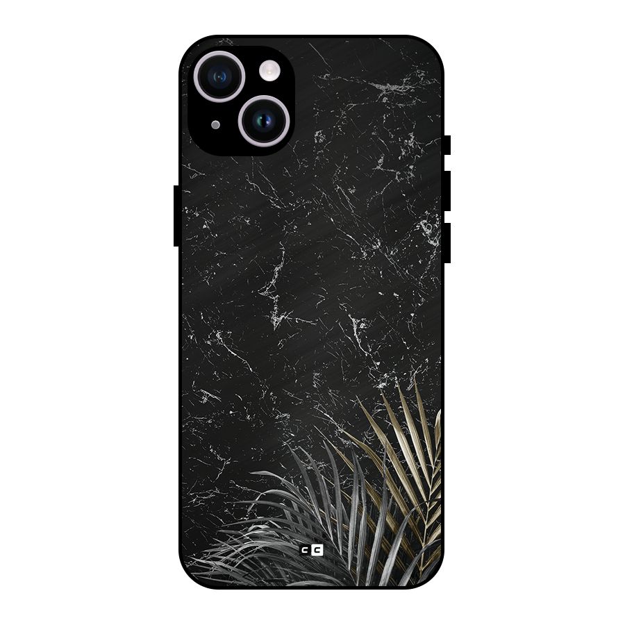 Awesome Royal Marble Metal Back Case for iPhone 14 Plus