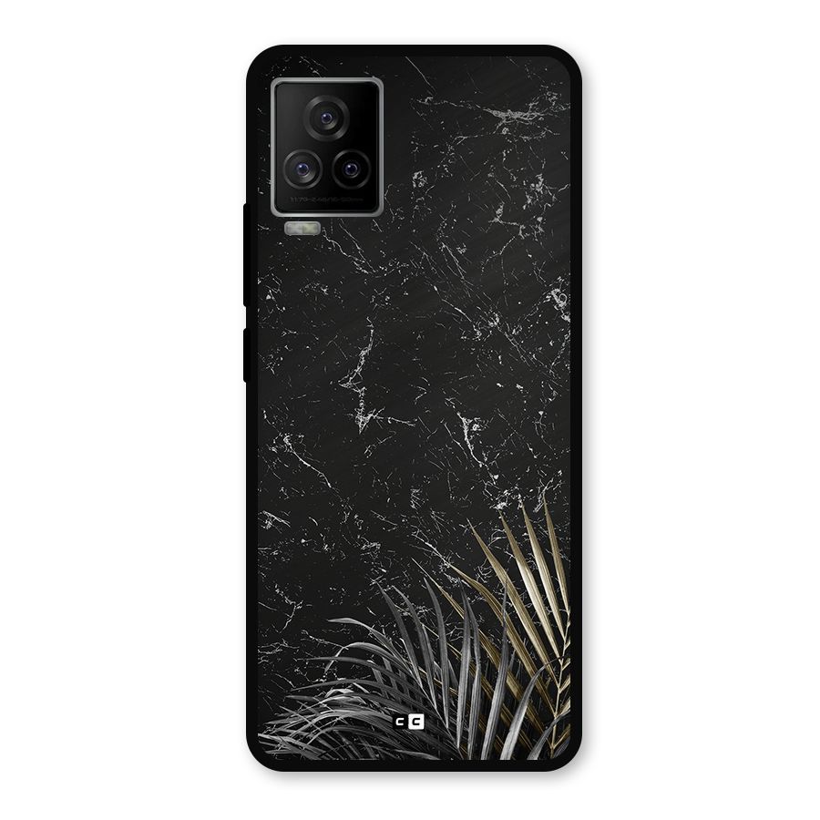 Awesome Royal Marble Metal Back Case for iQOO 7 Legend 5G