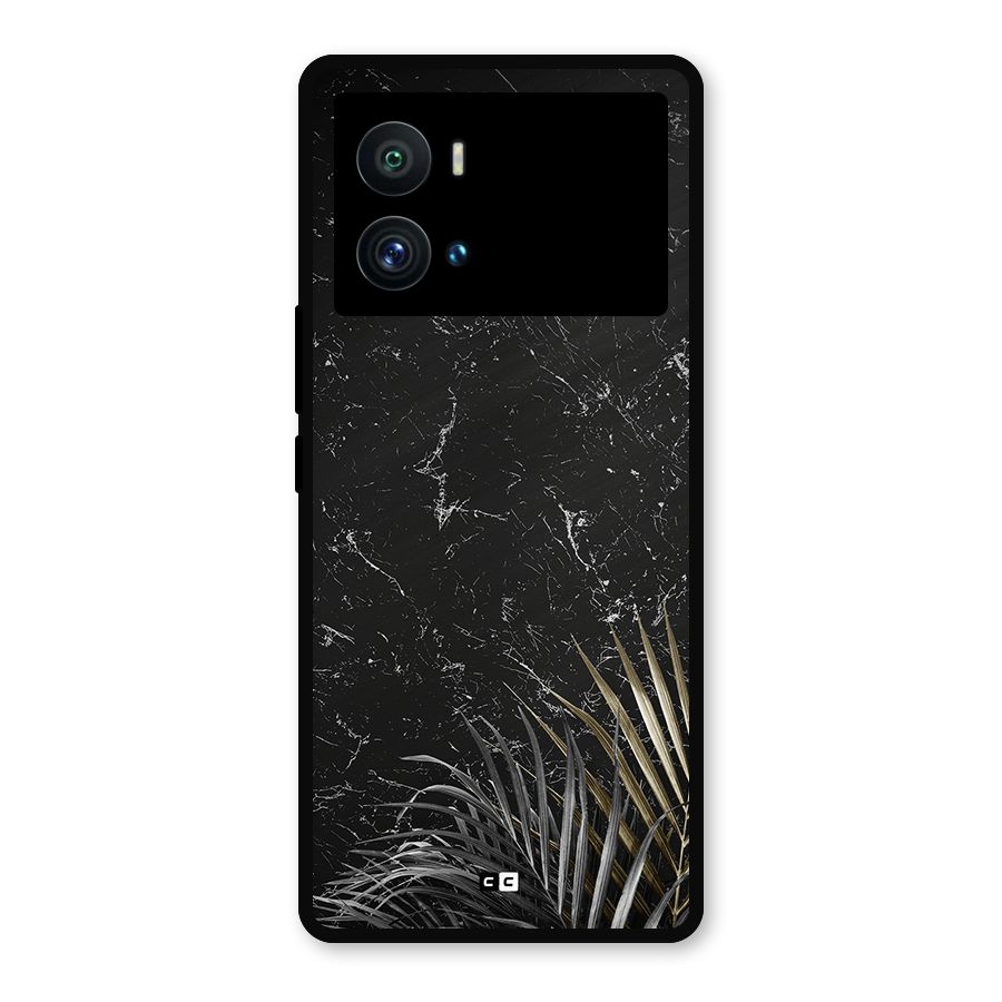 Awesome Royal Marble Metal Back Case for iQOO 9 Pro