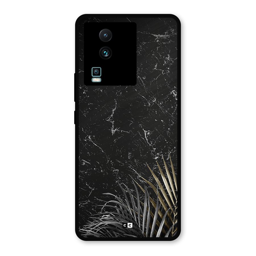 Awesome Royal Marble Metal Back Case for iQOO Neo 7 Pro
