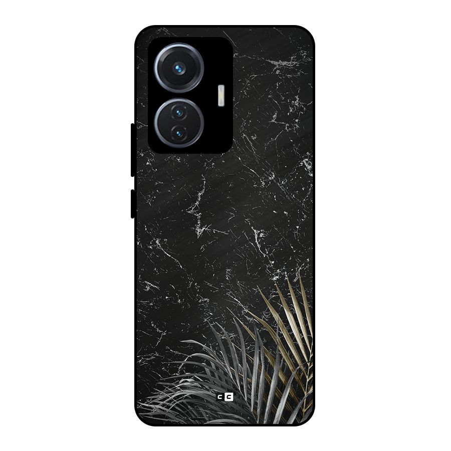 Awesome Royal Marble Metal Back Case for iQOO Z6 44W