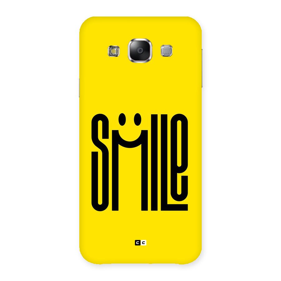 Awesome Smile Back Case for Galaxy E5