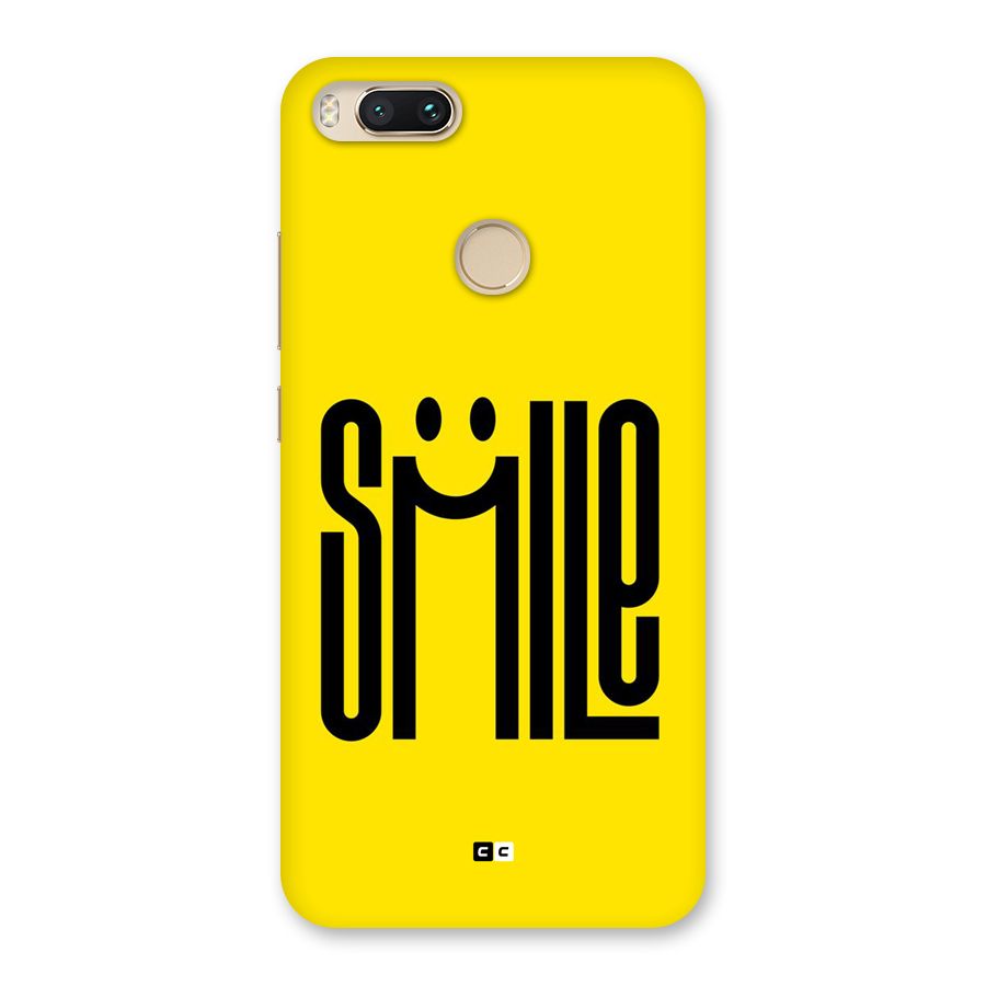 Awesome Smile Back Case for Mi A1