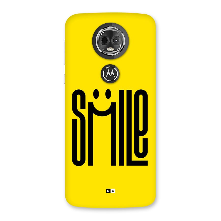 Awesome Smile Back Case for Moto E5 Plus