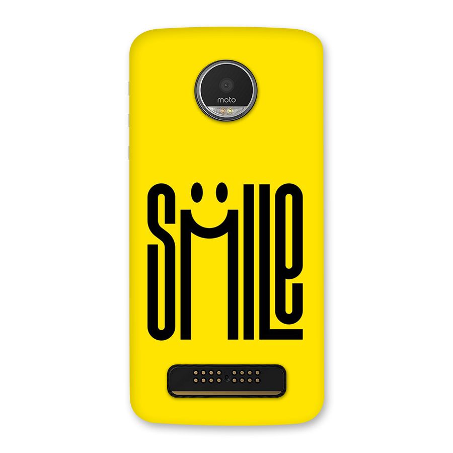 Awesome Smile Back Case for Moto Z Play
