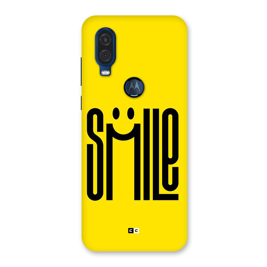 Awesome Smile Back Case for Motorola One Vision