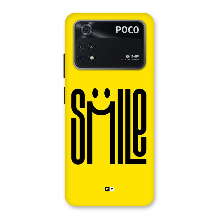 Awesome Smile Back Case for Poco M4 Pro 4G