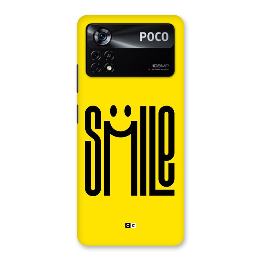 Awesome Smile Back Case for Poco X4 Pro 5G