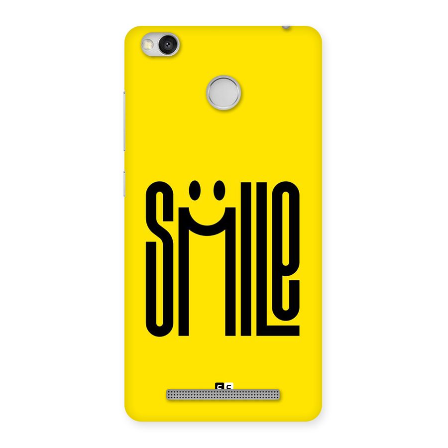 Awesome Smile Back Case for Redmi 3S Prime