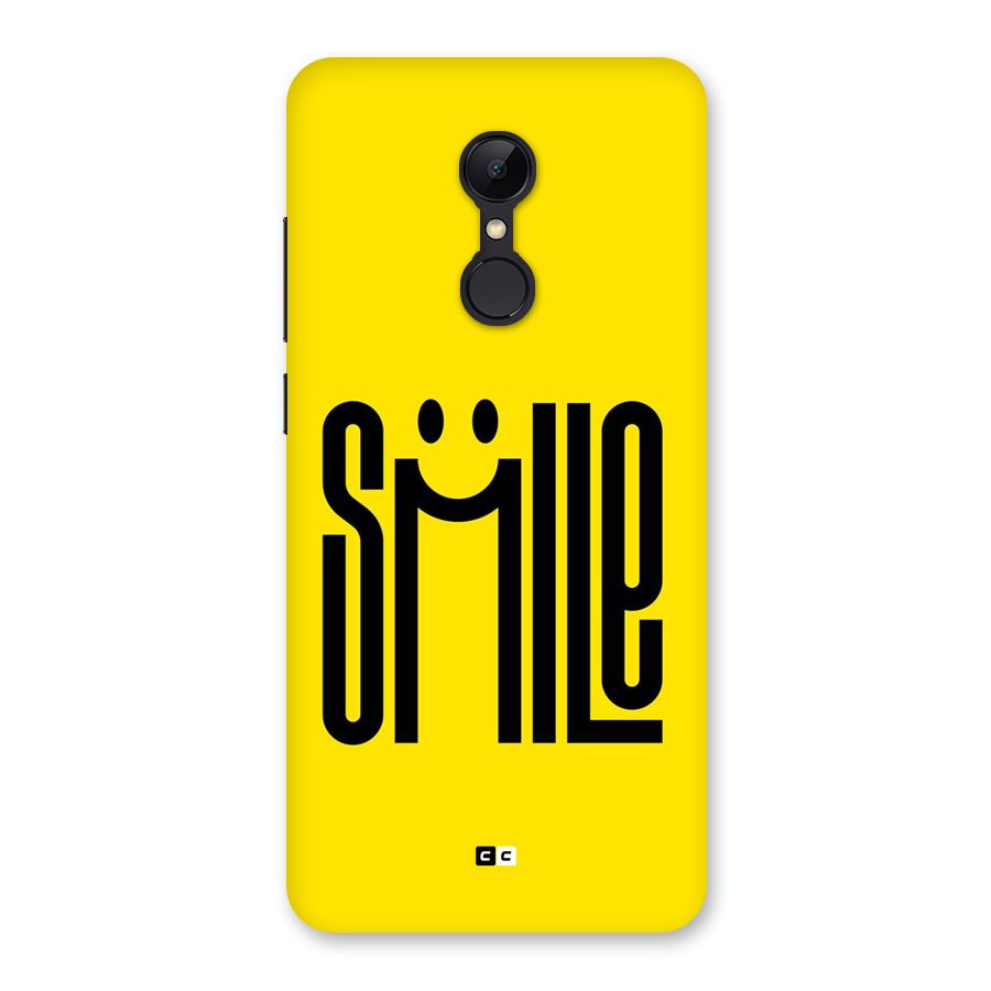 Awesome Smile Back Case for Redmi 5
