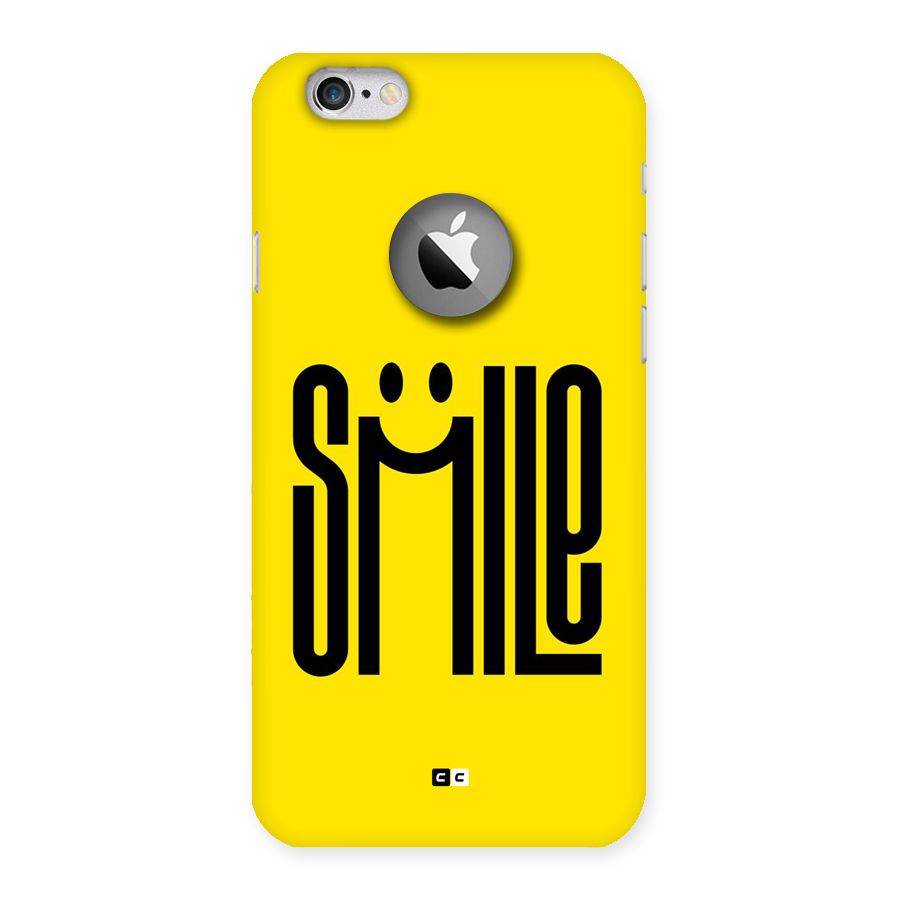 Awesome Smile Back Case for iPhone 6 Logo Cut