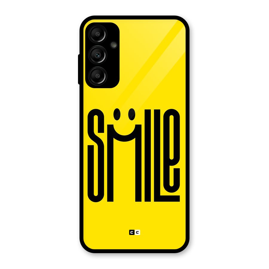 Awesome Smile Glass Back Case for Galaxy A14 5G