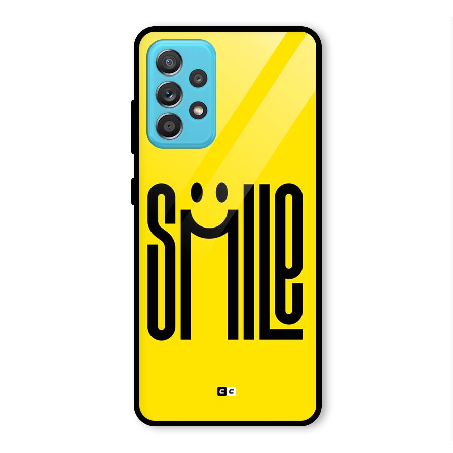 Awesome Smile Glass Back Case for Galaxy A52
