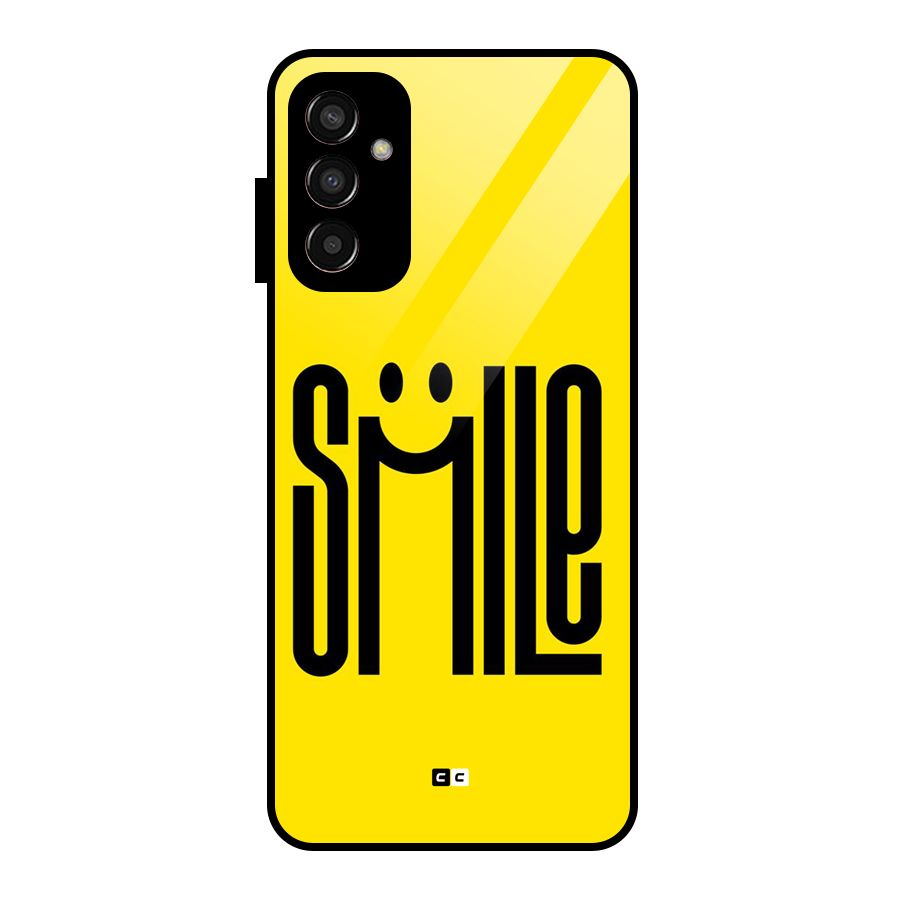 Awesome Smile Glass Back Case for Galaxy F13