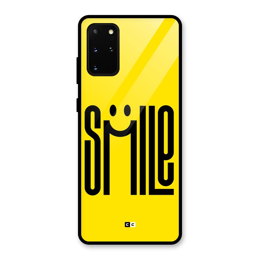 Awesome Smile Glass Back Case for Galaxy S20 Plus