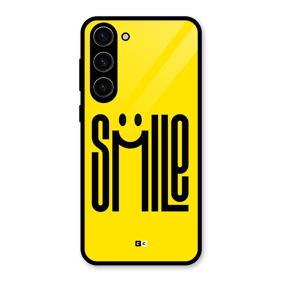 Awesome Smile Glass Back Case for Galaxy S23 Plus