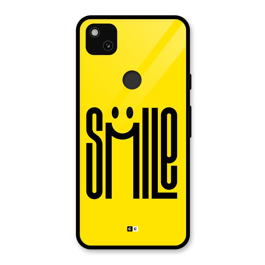 Awesome Smile Glass Back Case for Google Pixel 4a