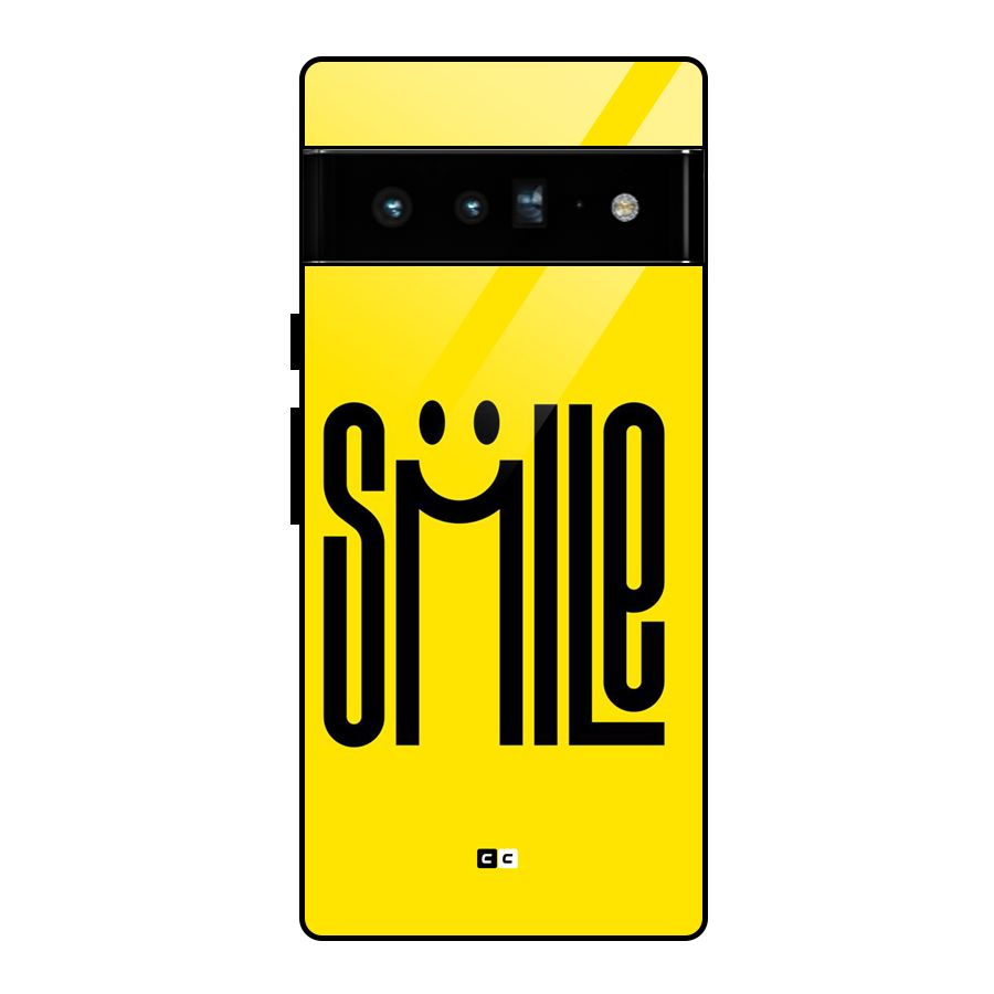 Awesome Smile Glass Back Case for Google Pixel 6 Pro