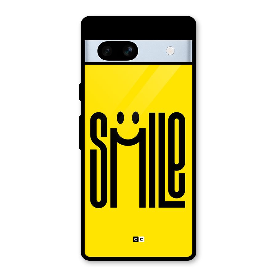 Awesome Smile Glass Back Case for Google Pixel 7a